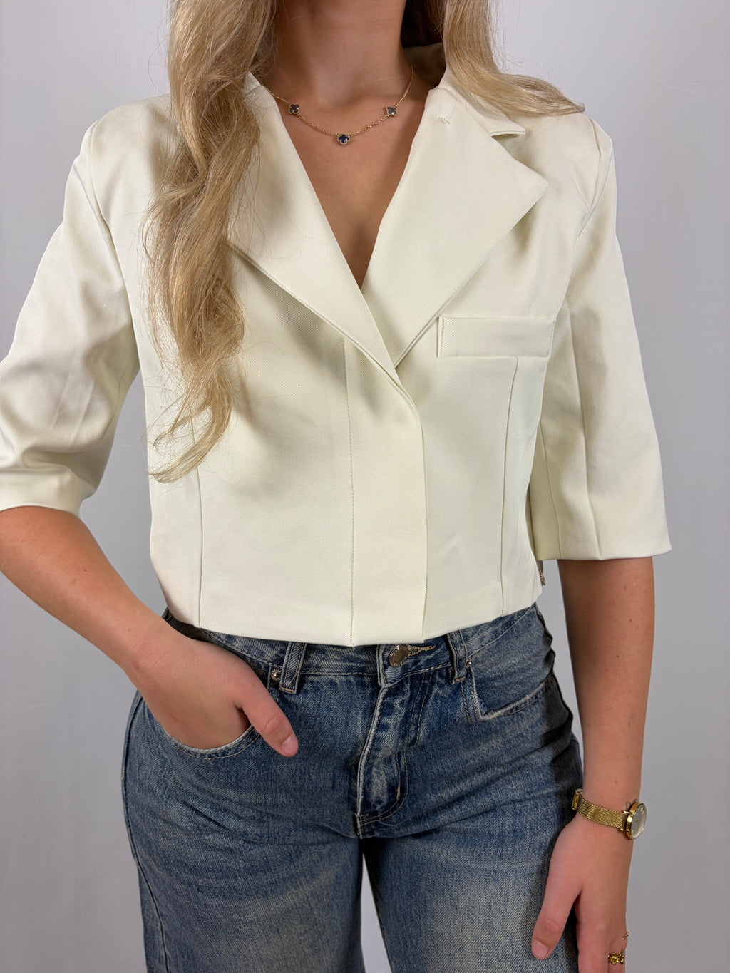 Nikki Top - Wit