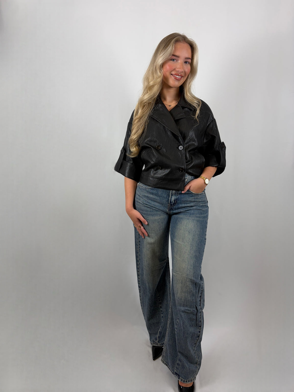 Lilly Trenchcoat - Zwart